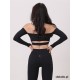 Top taneczny odkryte ramiona Salvador Black LaFitwear