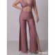 Panama Old Rose bodysuit & wide pants dance set LaFitwear