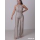 Havana Beige dance tank jumpsuite LaFitwear