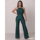 Kombinezon taneczny na ramiączkach Havana Bottle Green LaFitwear