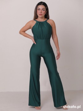 Havana Bottle Green dance tank jumpsuite LaFitwear