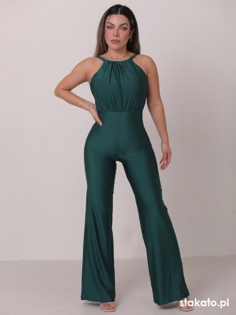 Kombinezon taneczny na ramiączkach Havana Bottle Green LaFitwear