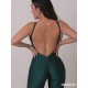 Kombinezon taneczny na ramiączkach Havana Bottle Green LaFitwear