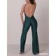 Kombinezon taneczny na ramiączkach Havana Bottle Green LaFitwear