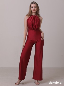 Havana Crimson Red camisole dance jumpsuite LaFitwear