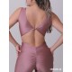 Body taneczne dwuczęściowe Twist Old Rose LaFitwear