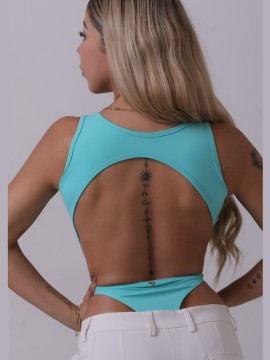 Body taneczne dwuczęściowe Boho Aqua LaFitwear