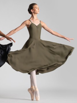 Alix Standard Matte Lycra long skirt Ballet Rosa