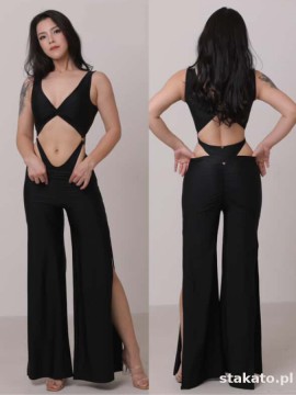 Set taneczny Panama Black body i szerokie spodnie LaFitwear