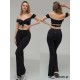 Top taneczny bez ramion Mendoza Black LaFitwear