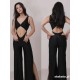 Body taneczne dwuczęściowe Twist Black LaFitwear