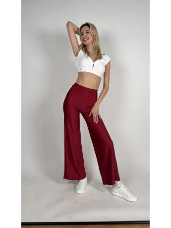 Wide led pants Ibiza Red LaFitwear