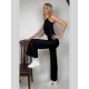 Havana Crimson Red camisole dance jumpsuite LaFitwear