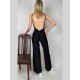 Havana Crimson Red camisole dance jumpsuite LaFitwear