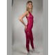Kombinezon taneczny na ramiączkach La Plata Pink LaFitwear