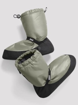 Metallic Warm Up Booties Olive Bloch