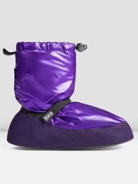  Metallic Warm Up Booties Vibrant Purple Bloch