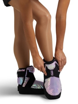 Glam WarmUp Bootie Metallic Lavender MLV Capezio