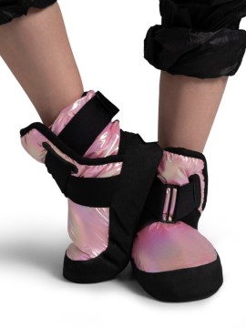 Buty ocieplające Glam WarmUp Bootie Metallic Light Pink MLK Capezio
