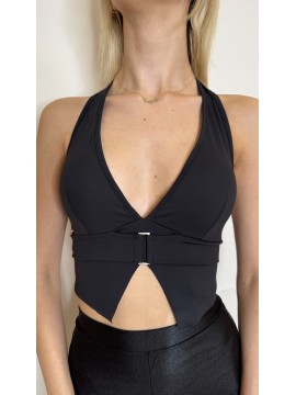 Top taneczny kamizelka Aruba Black LaFitwear