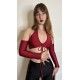 Top taneczny Caracas Crimson Red LaFitwear