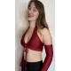 Top taneczny Caracas Crimson Red LaFitwear