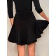 Skirt with crinoline and longer back
