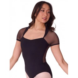 Corset Short Sleeve Leotard Capezio