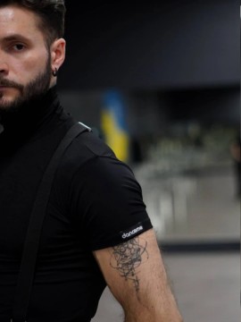 Koszulka męska z golfem i krótkim rękawem Tom DanceMe