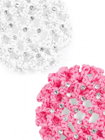 Koszyczek - ozdoba na kok z kryształkiem Abigail