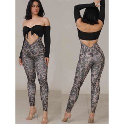 Kalahari Lace dance jumpsuite long sleeve LaFitwear