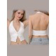 Sporty vest halter top Aruba White LaFitwear