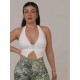 Top taneczny kamizelka Aruba White LaFitwear