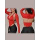 Set taneczny body i bolerko Salta Coral LaFitwear