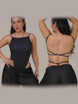 Body taneczne Chile Polka Dots LaFitwear