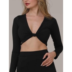 Peru Black long sleeve dance top LaFitwear