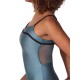 Enchanted Contrast Harmony Short Sleeve Leotard F12611W Capezio