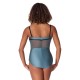 Enchanted Contrast Harmony Short Sleeve Leotard F12611W Capezio