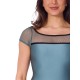 Enchanted Contrast Harmony Short Sleeve Leotard F12611W Capezio