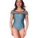 Enchanted Contrast Harmony Short Sleeve Leotard F12611W Capezio