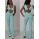 Ceylon Mint tank dance jumpsuite LaFitwear