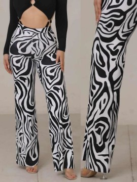 Spodnie z szerokimi nogawkami Campana Black Agate LaFitwear