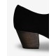Buty do flamenco M54 Cordonera Calado Ante Negro 5 cm Begoña Cervera