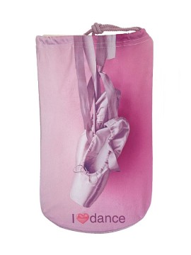 I LOVE DANCE pop-art pointe shoe bag DEFECT