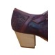 Buty do flamenco M108 Mosaique Correa Peonia Burdeos Box Burdeos 5 cm Begoña Cervera