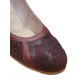 Flamenco shoes M108 Mosaique Correa Peonia Burdeos Box Burdeos 5 cm Begoña Cervera