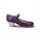 Buty do flamenco M108 Mosaique Correa Peonia Burdeos Box Burdeos 5 cm Begoña Cervera