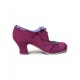 Flamenco shoes M108 Mosaique Correa Peonia Burdeos Box Burdeos 5 cm Begoña Cervera
