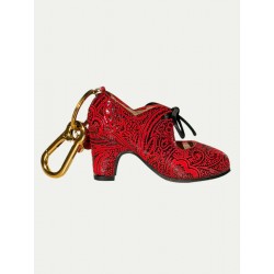 Brelok Cachemir Rojo I Llavero Flamenco Begoña Cervera