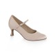 Kozdra model W-212 flesh-pink leather